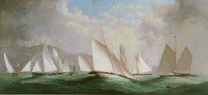 Başlamaya Hazırlanmak, Dart Yacht Club Regatta, 1868